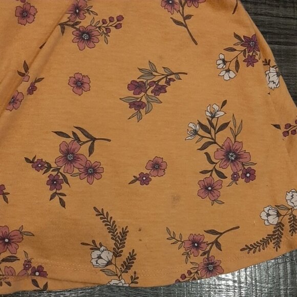 3/$20 Childrens Place 2pc Matching Set Floral Top Ruffled Skirt Smocked Summer - Picture 12 of 14